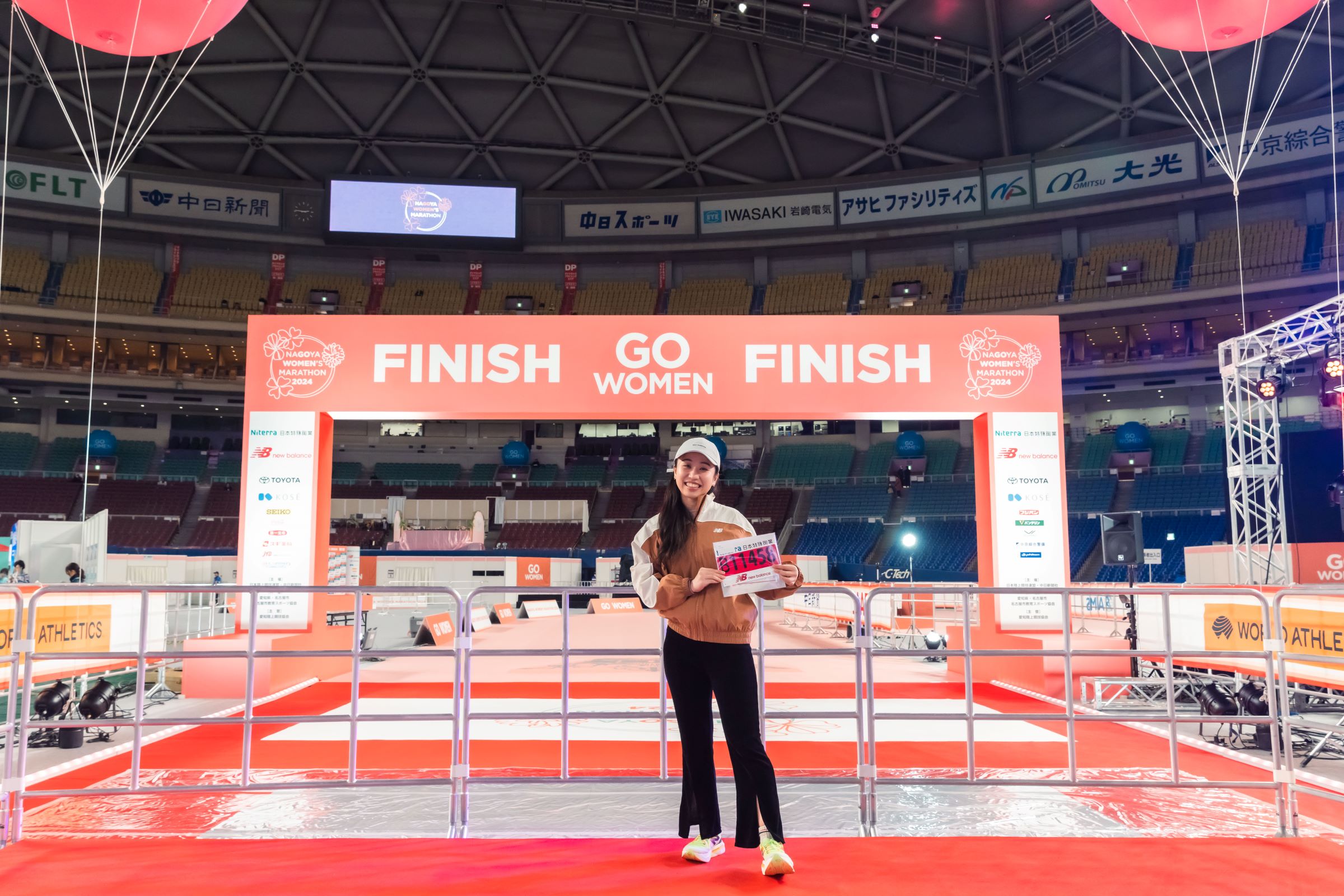 雅茹在名古屋女子馬拉松跑出活力與信心。圖片來源:New Balance