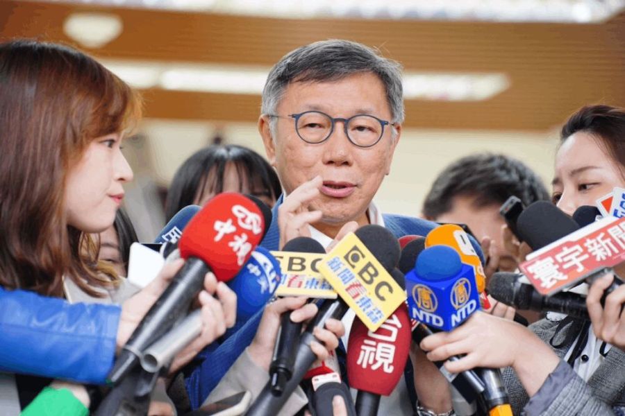 【有影】指罷免基隆市長無正當性 柯文哲:法律問題不要政治解決 184 照片來源:民眾黨中央黨部