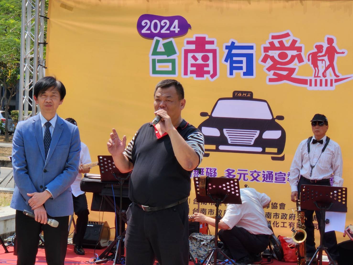 ▲理事長王俊傑辦理這場多元交通宣導園遊會，彰顯計程車產業推動企業社會責任與永續發展（ESG）的決心。（圖／記者陳彥霖攝2024.03.16）