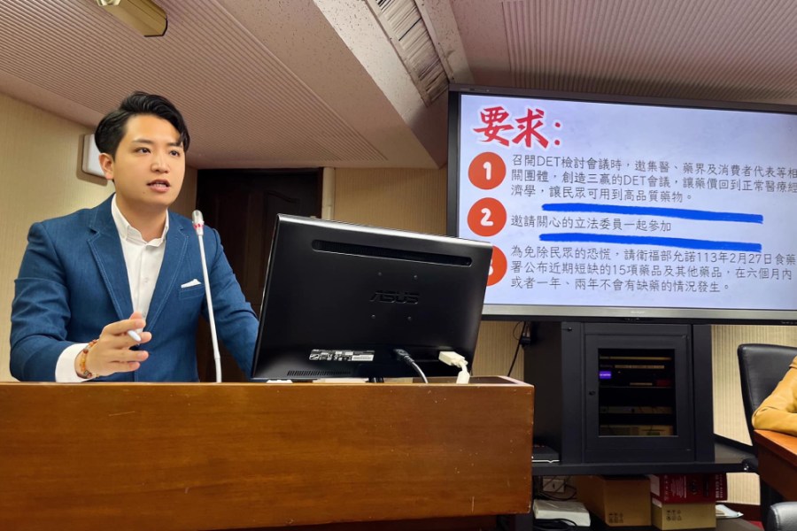 傳盧秀燕將訪美 何欣純:若成行會祝福 200 國民黨立委羅廷瑋資料照。