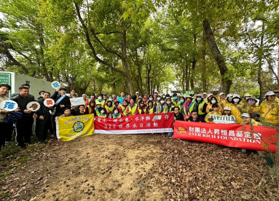 金門縣水環境巡守隊 響應世界水日淨溪活動