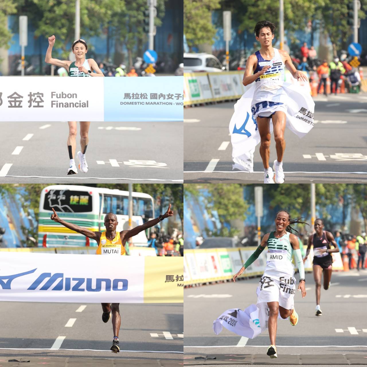 ▲2024萬金石馬拉松 肯亞選手 Cyrus Kipkemboi奪冠破男子組大會紀錄 周庭印、謝千鶴拿下國內組冠軍(圖/創新聞記者陳光蘊翻攝) 