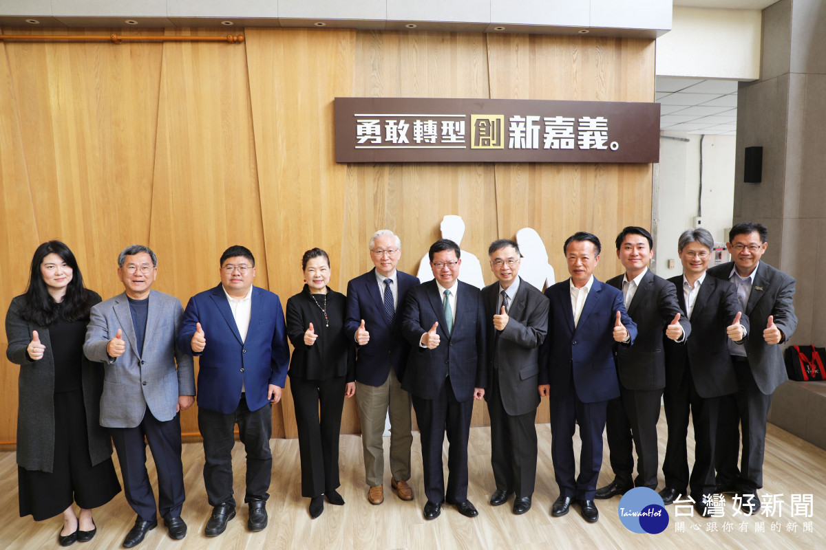 行政院副院長鄭文燦宣布台積電確定落腳嘉義科學園區，目前規劃將有兩座先進封裝廠，第一座已進入動工準備階段／陳致愷翻攝