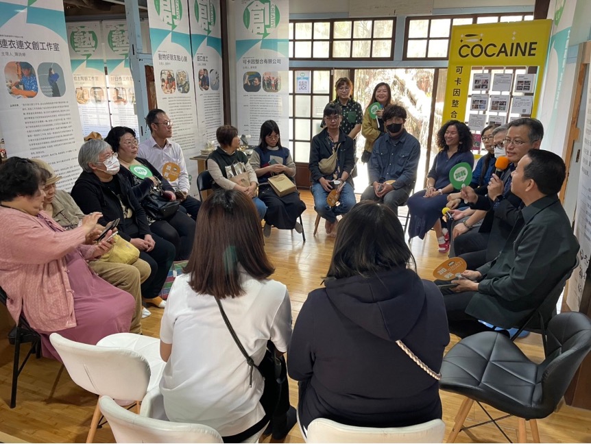 ▲主理人彼此共同交換經營經驗（圖:記者 陳致愷 翻攝）