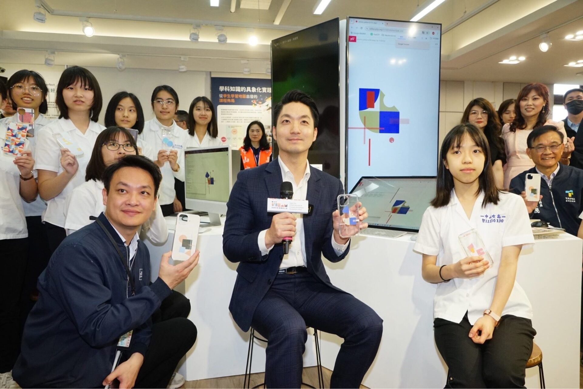 北市首創全學層STEAM教育辦公室揭牌 蔣萬安:從小培養頂尖級的台灣人才
