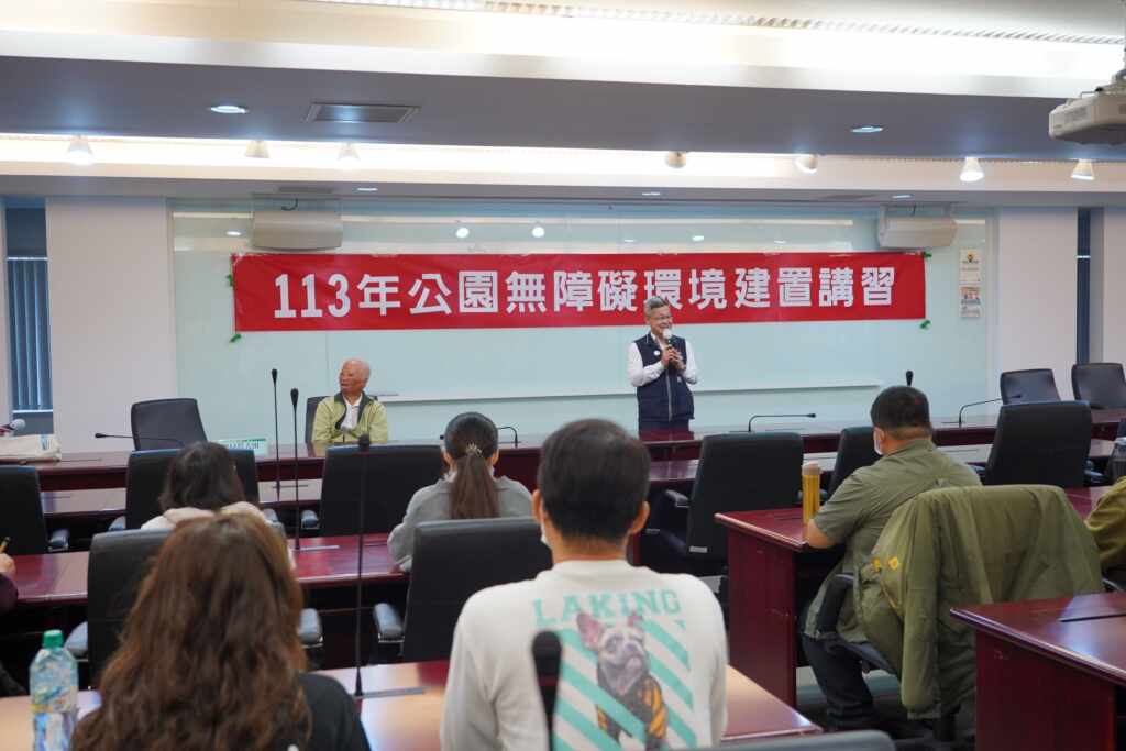 ▲ 陳大田局長親自到場勉勵所有學員。（台中市政府提供）
