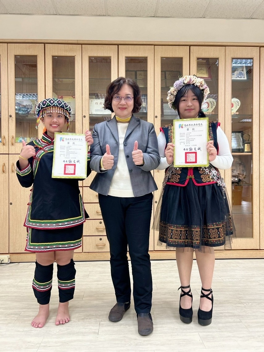 漾新聞|三信家商高欣妤語文競賽布農語情境式演說市賽冠軍全國優等為高雄市爭光