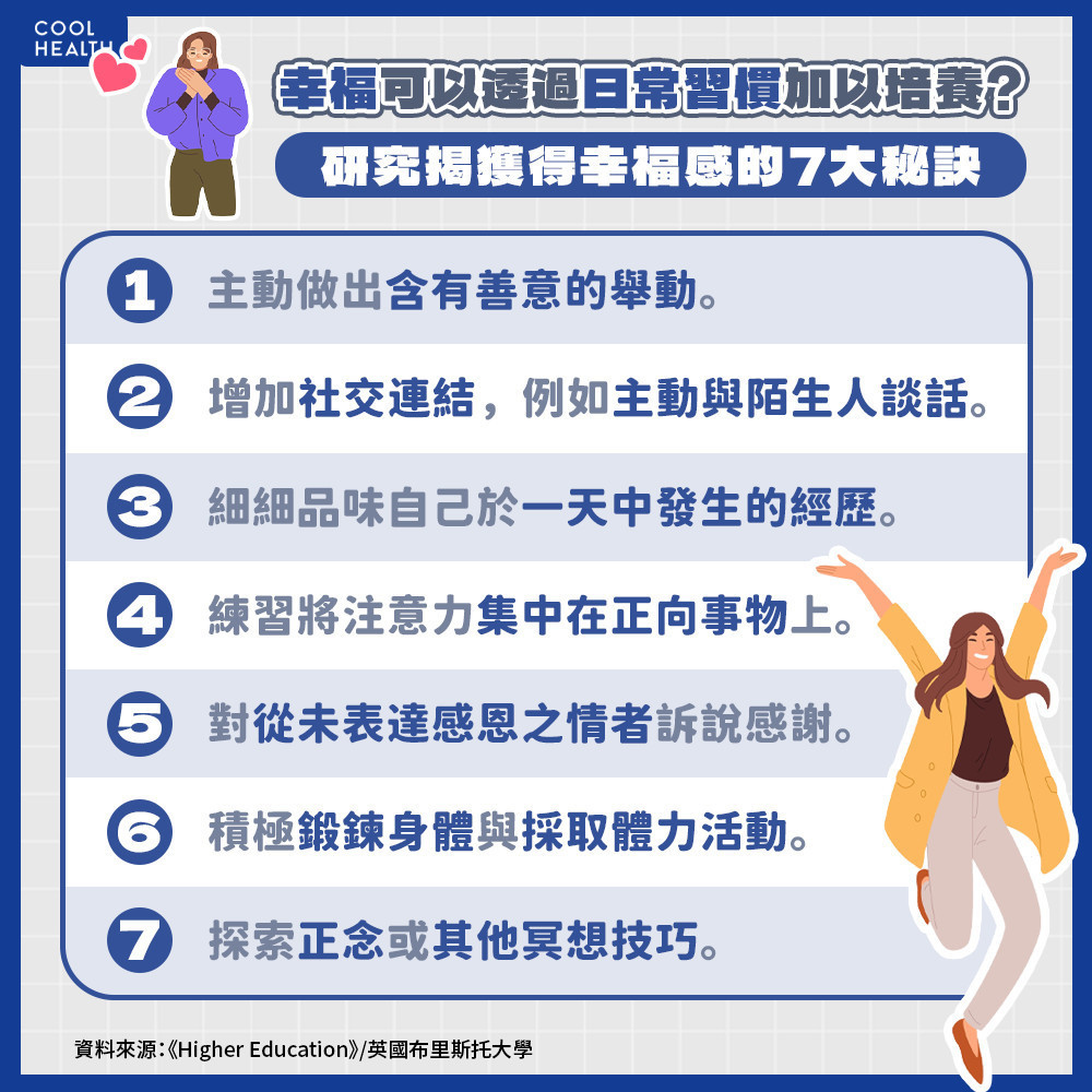 幸福感竟然可以「自己培養」? 專家揭7秘訣:不只練習冥想有用 幸福感竟然可以「自己培養」? 專家揭7秘訣:不只練習冥想有用