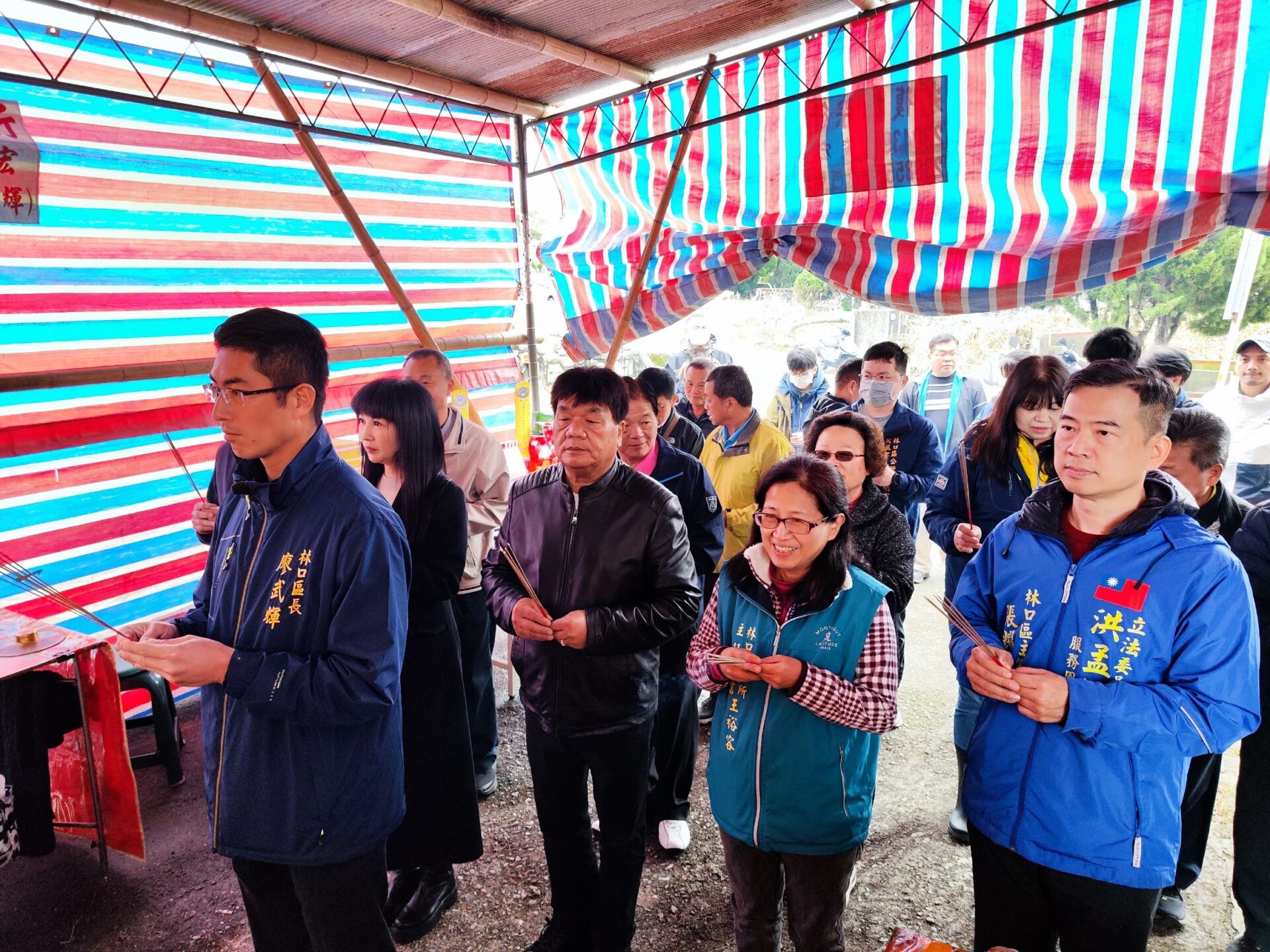 林口區公所辦清明祈福法會　掃墓期間提供貼心服務站