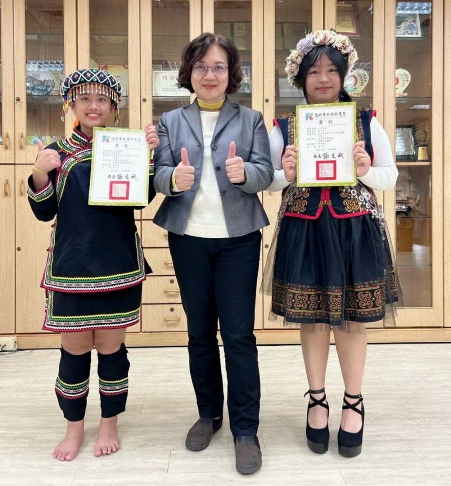 三信家商學生語文競賽 布農語情境式演說全國優等