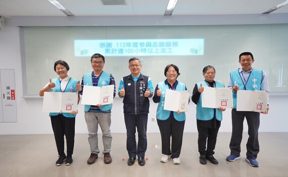 守護行的安全感恩有您！  中市建設局頒發感謝獎狀表彰志工夥伴