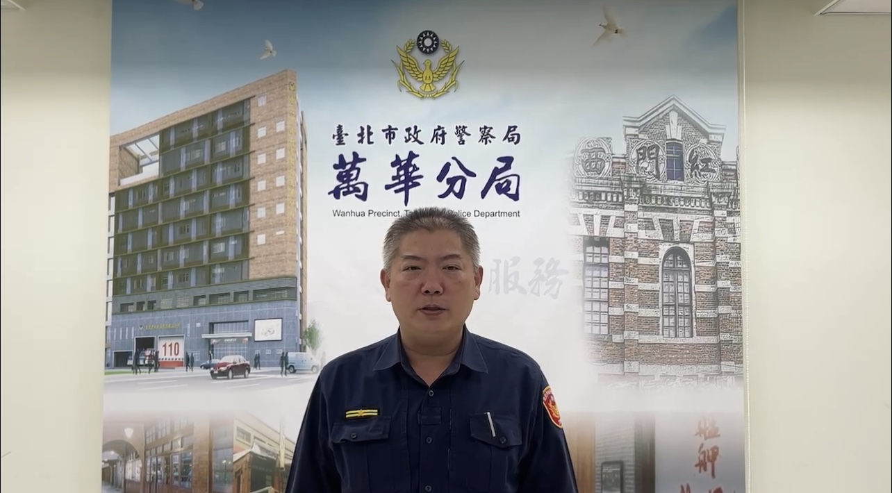 龍山所副所長馬秋揚說明案情且呼籲，民眾如遇口角糾紛，應循正當途徑調解處理。 （圖/記者 張泓笙翻攝）
