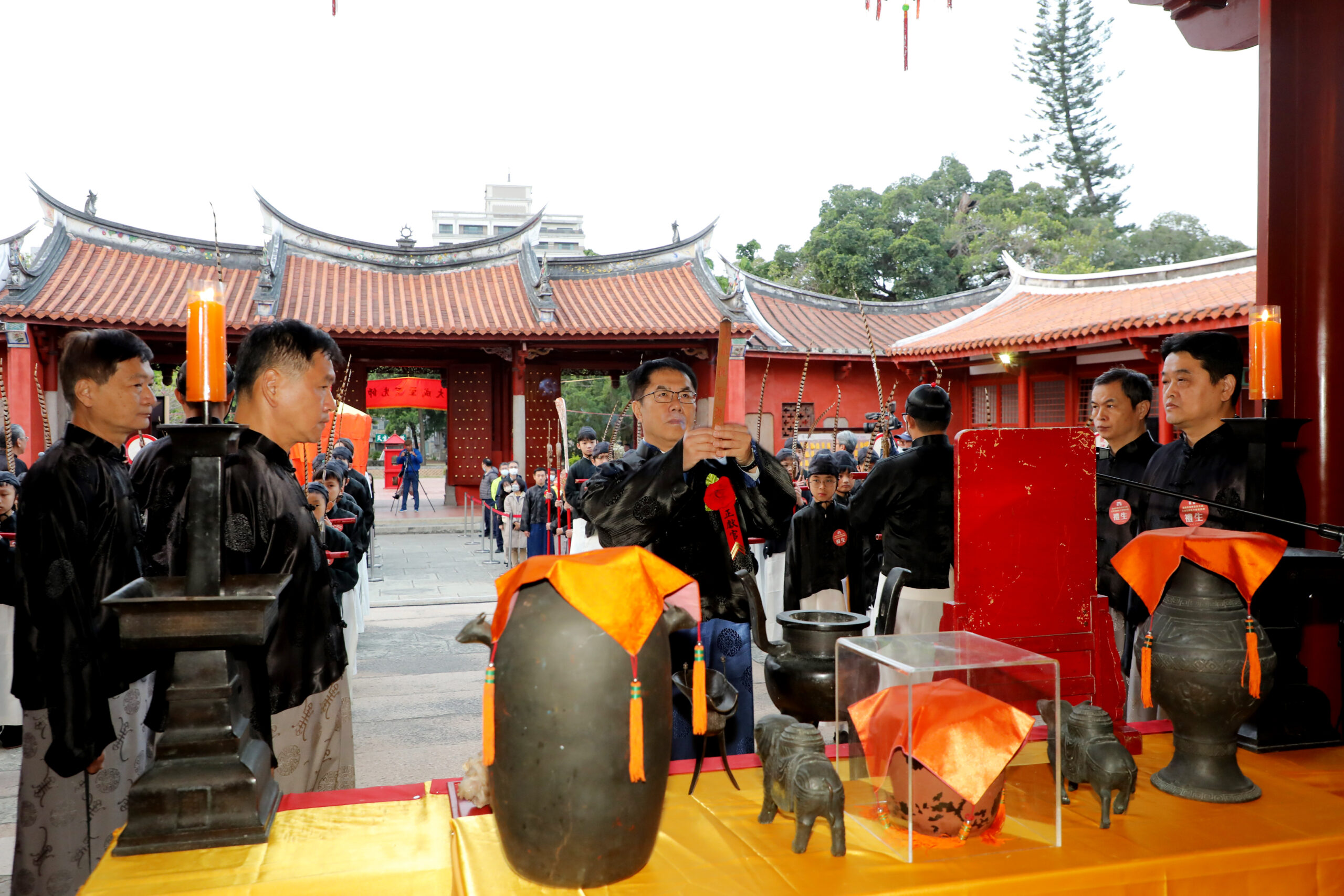 113年春季孔子釋奠大典黃偉哲任正獻官 淬煉傳統文化再創輝煌400