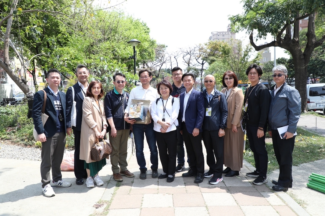 嘉義市長黃敏惠率隊參訪汲取「臺中美樂地」經驗 期待創造公園2.0無限可能