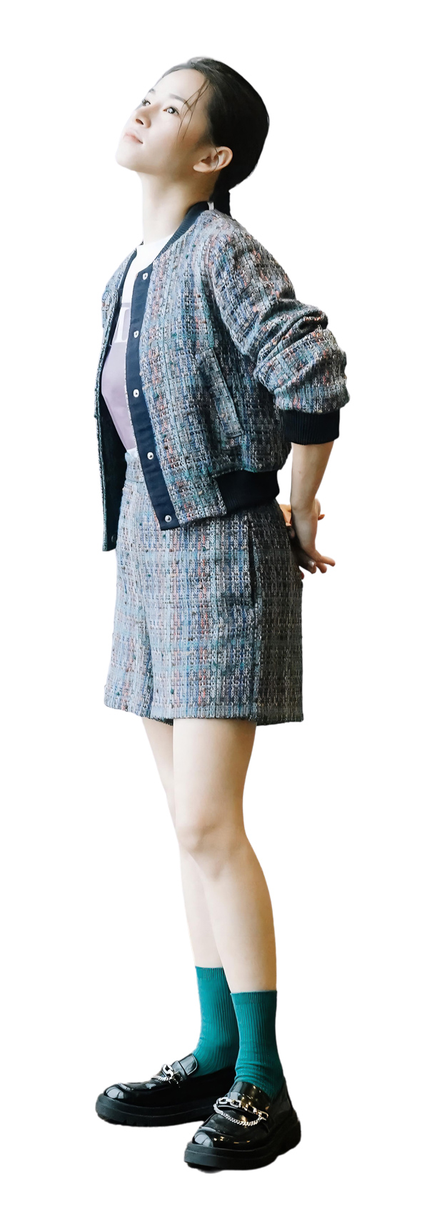 ▲盧以恩在劇中挑戰未來應召女郎演出_扮演關鍵角色。（圖/果陀劇場提供）
