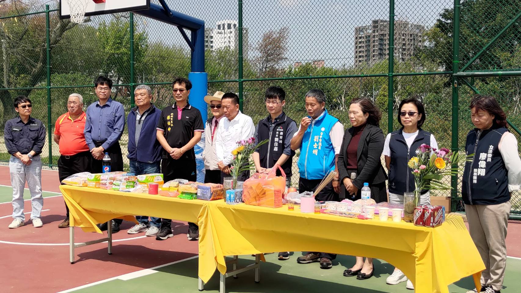 活化市有學校預定地 中市南屯區文中49用地設簡易籃球場