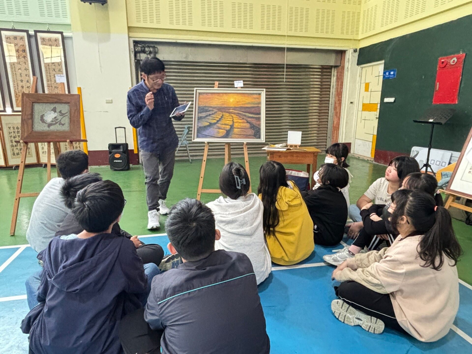 2024新竹縣「行動藝術館」以高鐵列車的概念發想 巡迴展出由大肚國小出發