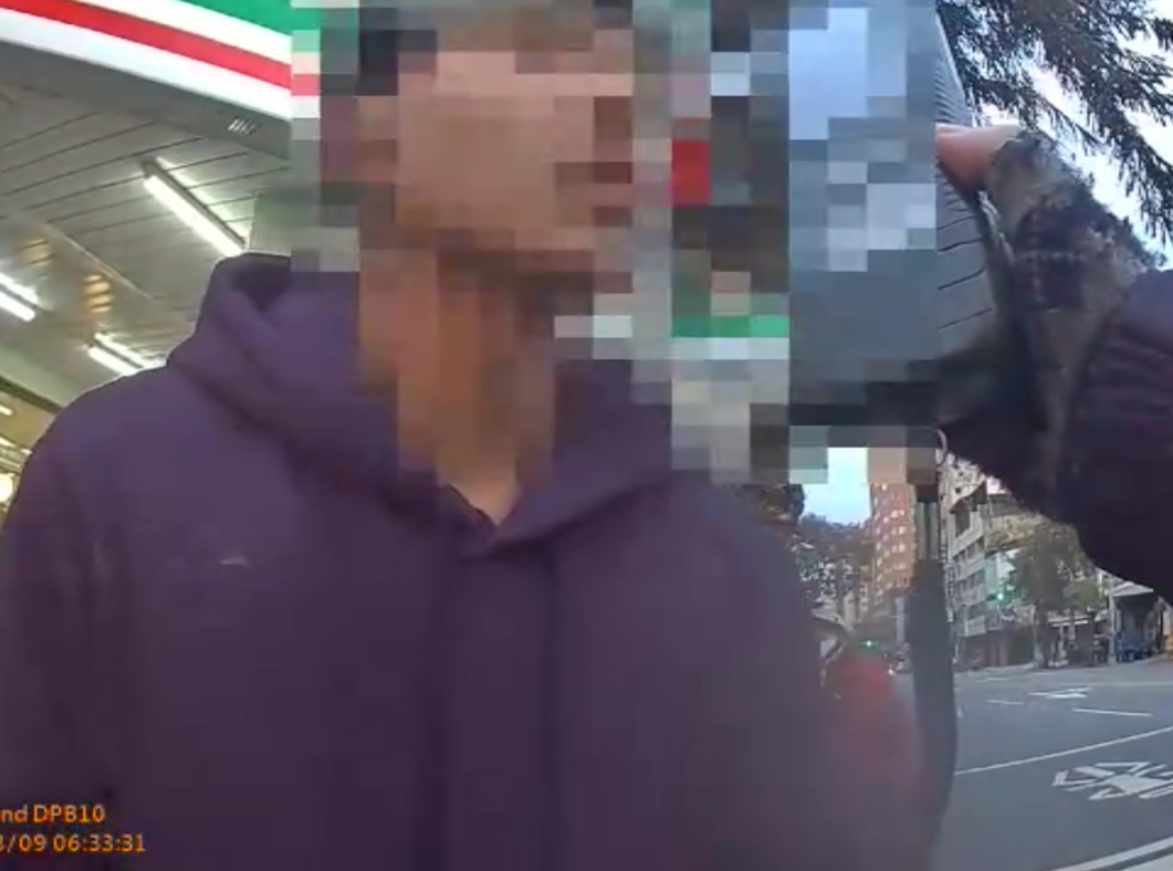 ▲圖說：吳姓男子酒後路倒睡覺，早上醒來騎車離開，沒想到酒測依然超標 （圖／台中市政府提供）