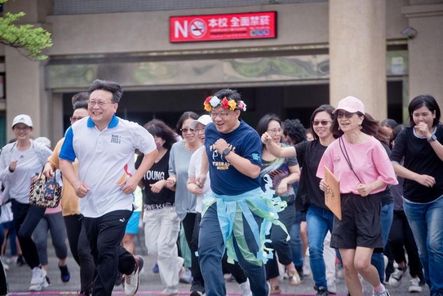 慈惠護專六十校慶 師生路跑活動歡慶