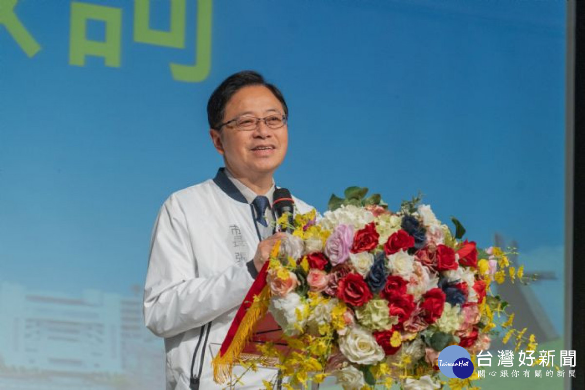 張市長致詞。<br /><br />