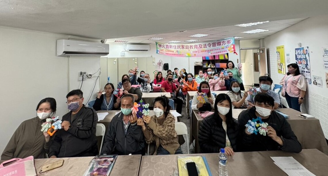 高雄移民署家庭教育課程 攜新住民創意手作齊歡樂