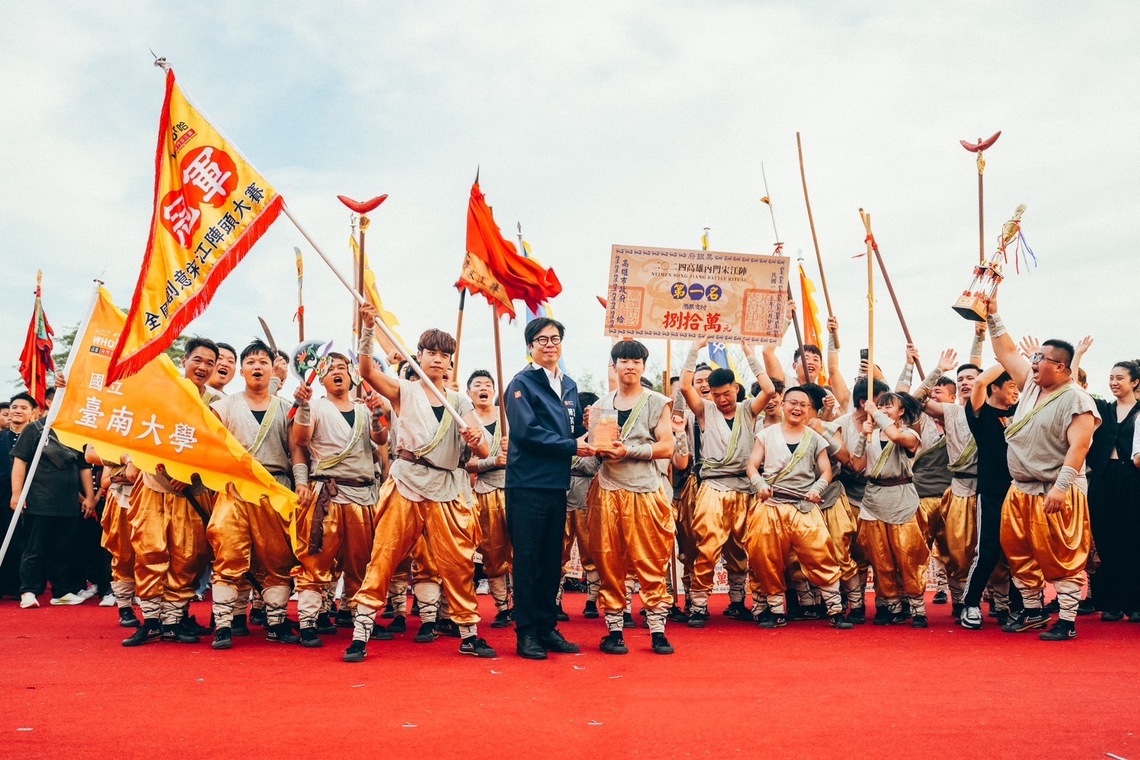 漾新聞|高雄內門宋江陣頭決賽今登場 台南大學冠軍蟬連二連霸