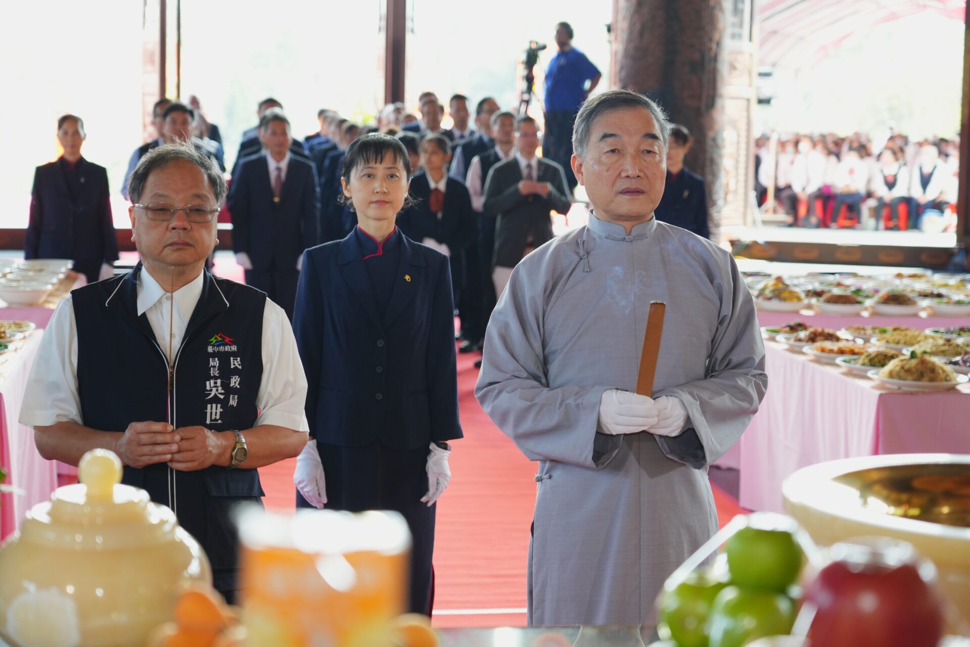 寶光崇正祭祖盛典 黃副市長任正獻官循古禮追思