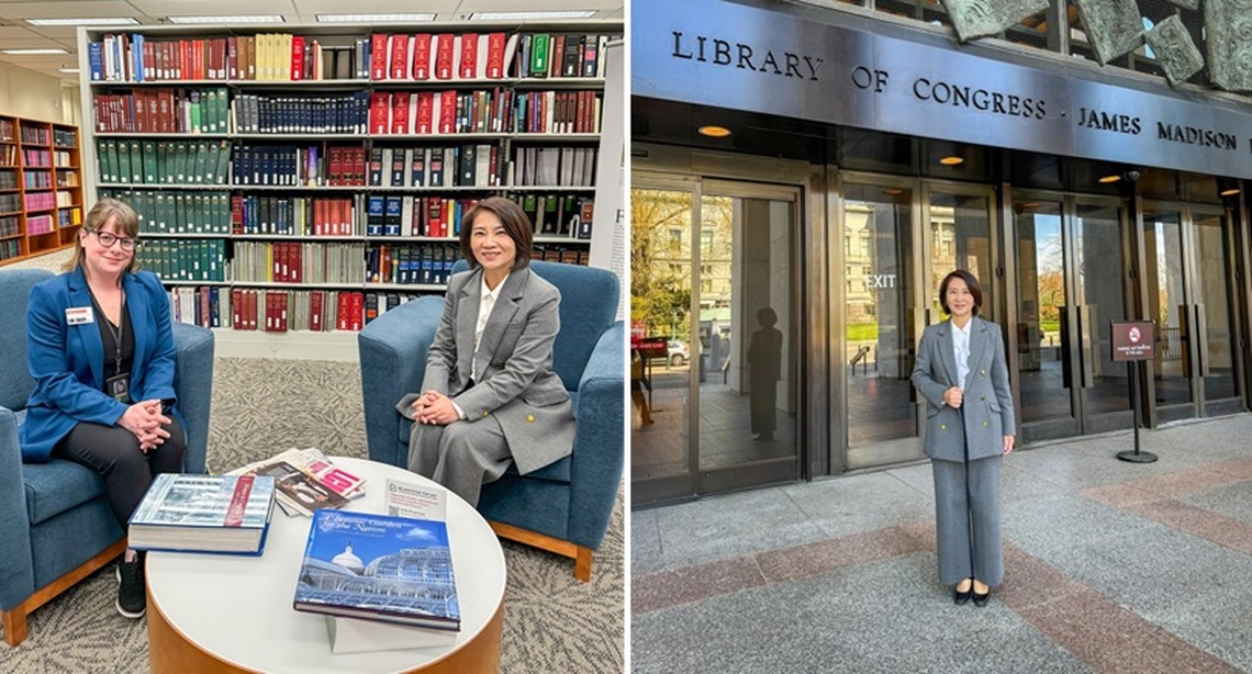 參訪美國圖書館見證首份美台國際約定   周春米：國際認識台灣的入口，世界的屏東！ 