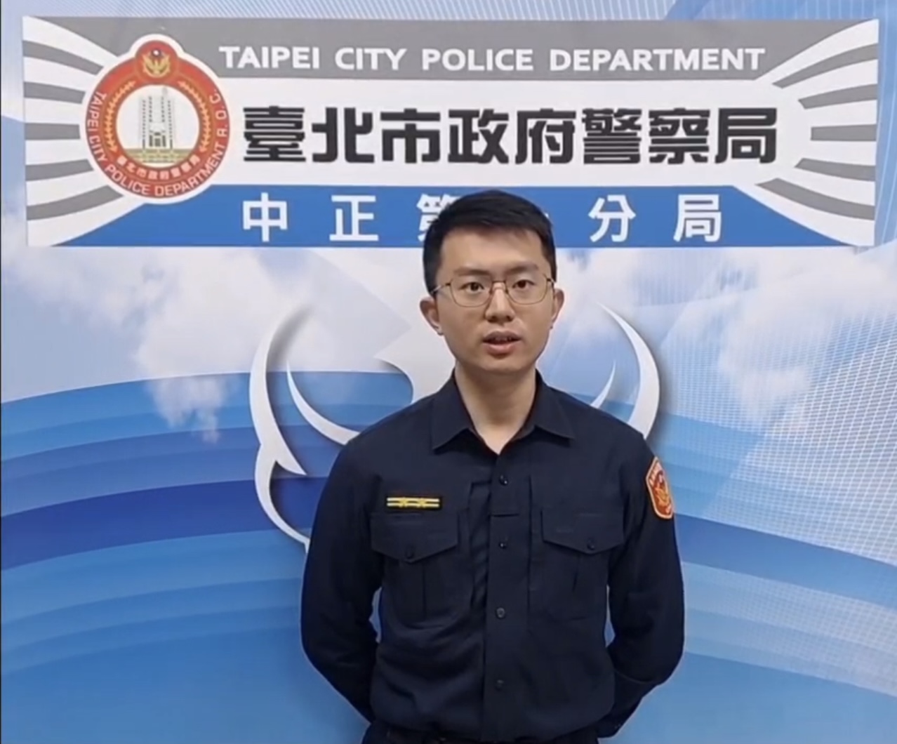 仁愛所所長張育銘呼籲，民眾外出務必注意自己隨身攜帶的物品。（圖/記者 張泓笙翻攝）
