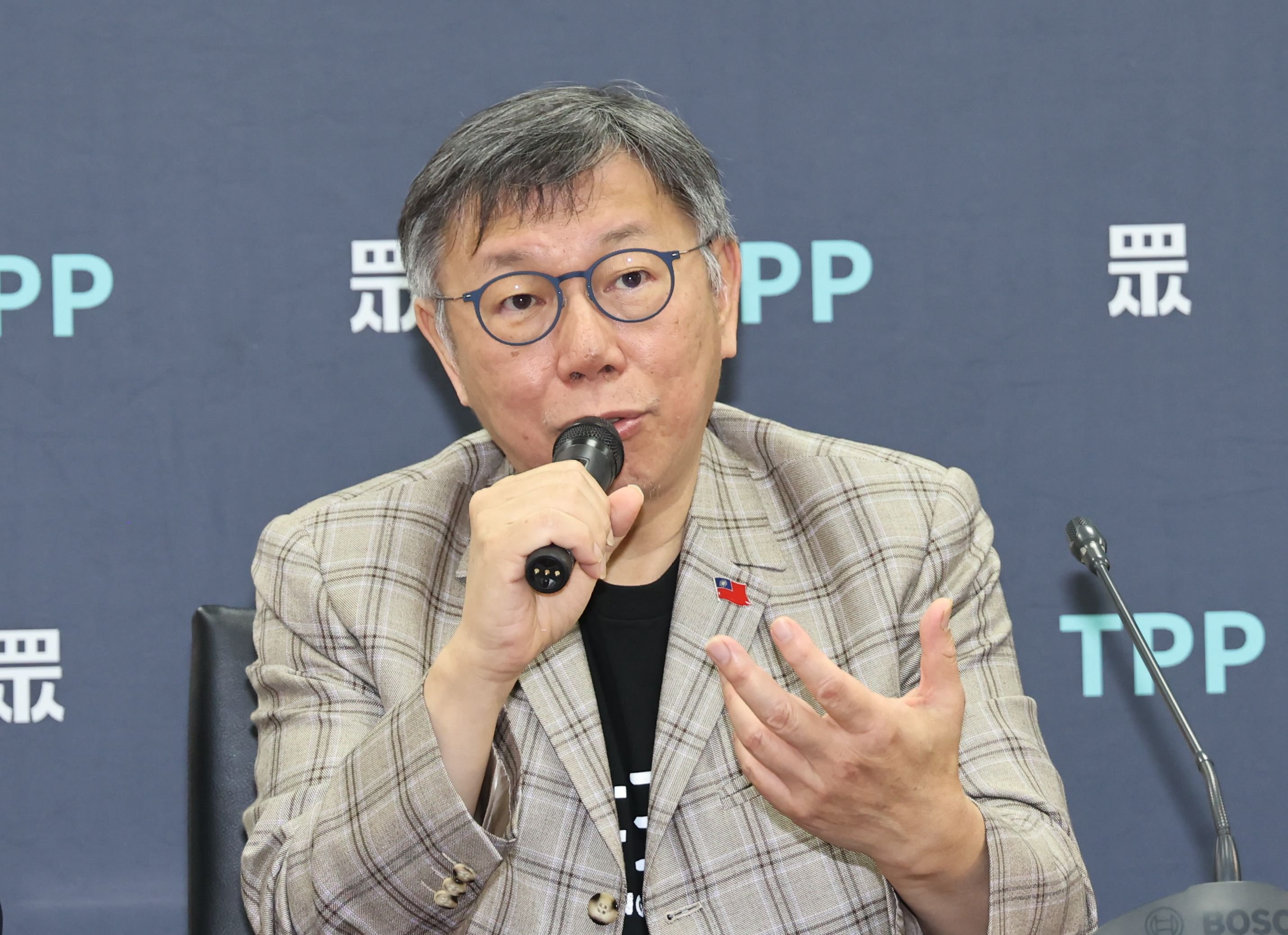 柯文哲日前表示,罷免基隆市長謝國樑行動不具正當性。資料照片/林啟弘攝