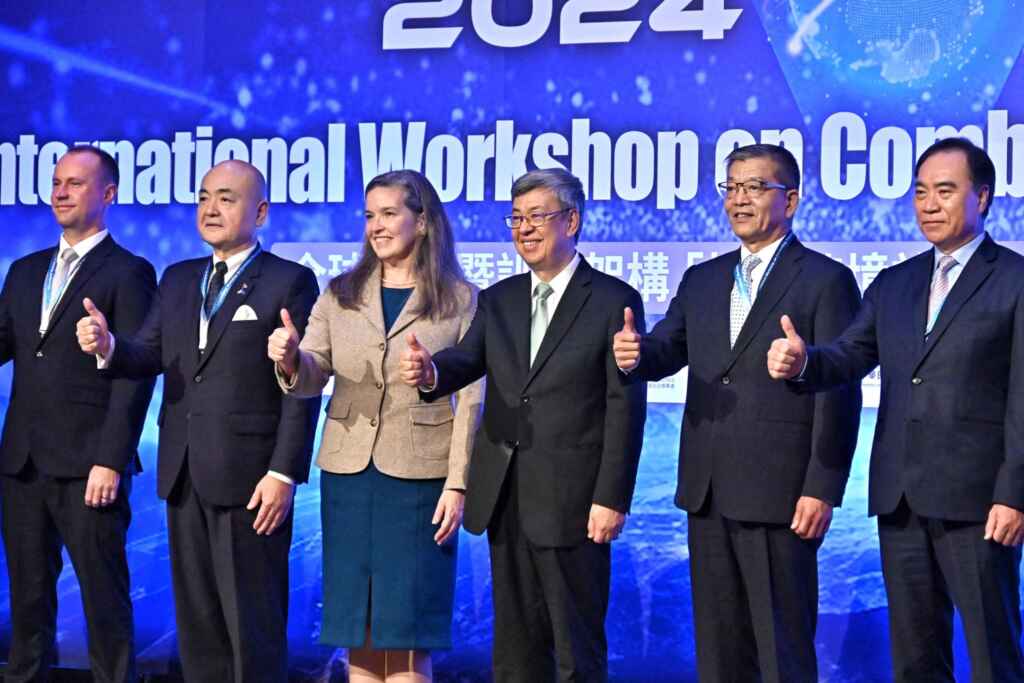 ▲出席GCTF打擊跨境詐欺犯罪國際研習營,陳揆:持續透過公私協力及跨國合作打詐,保護民眾財產安全。(新傳處提供)