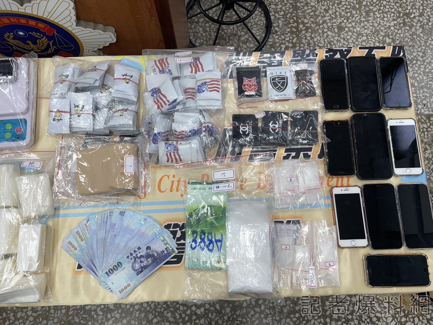 ▲警方查獲大量毒品。（圖／民眾提供，下同）