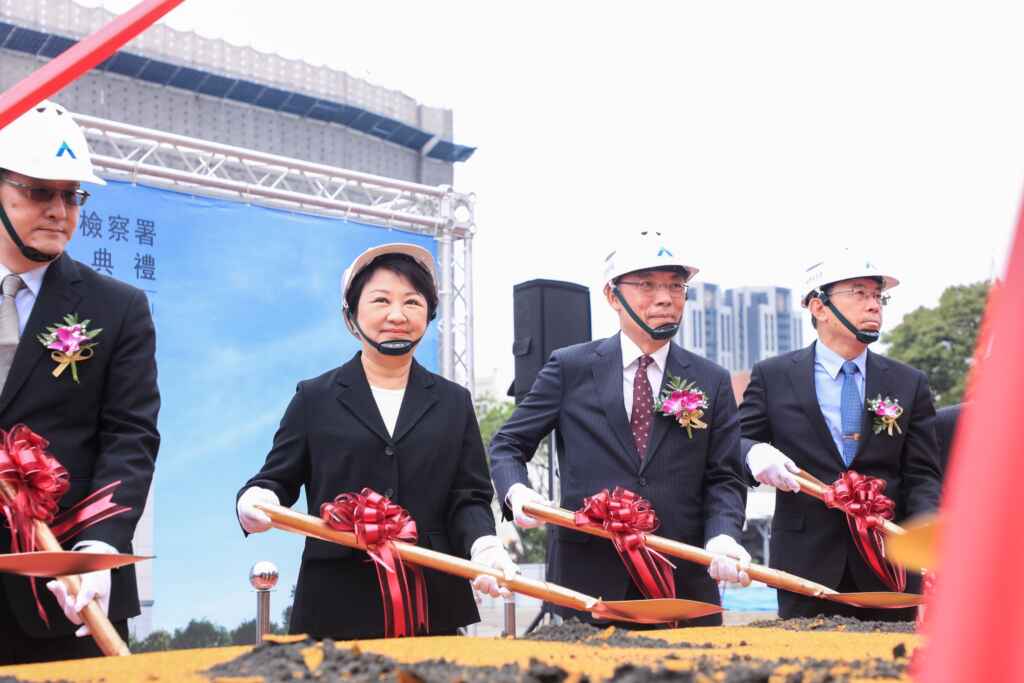 ▲ 台中地區檢察大樓今動土，工程預計2027年12月完工。（台中市政府提供）