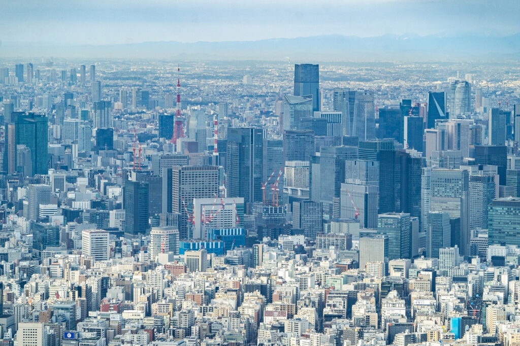 「東京晴空塔®」能俯瞰壯觀的東京市景