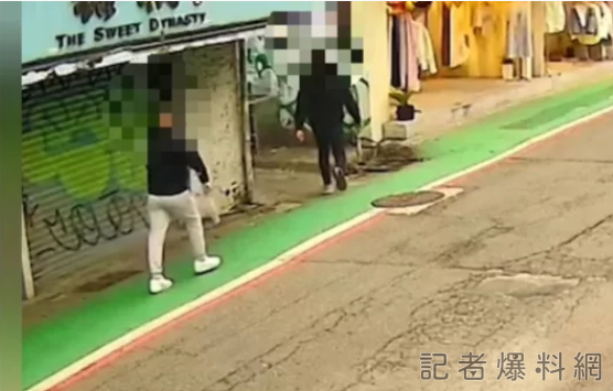 警方今天凌晨逮捕涉嫌砸毀吳姍儒咖啡館的兩名嫌犯。翻攝畫面