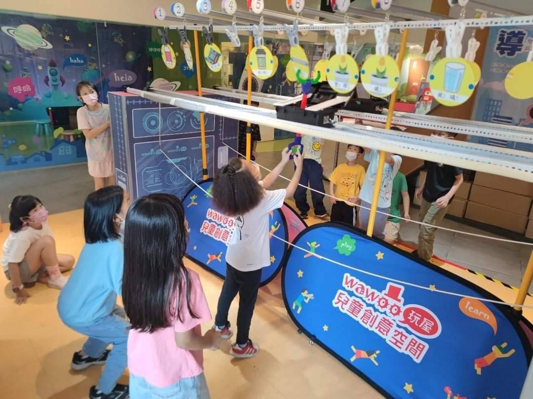 ▲環球科學闖關緊急任務可啟發孩子心智，激發創造力，也培養團隊默契。（記者吳月惠翻攝）