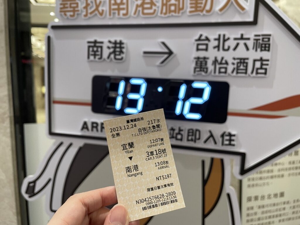 腳勤人活動票根合照範例