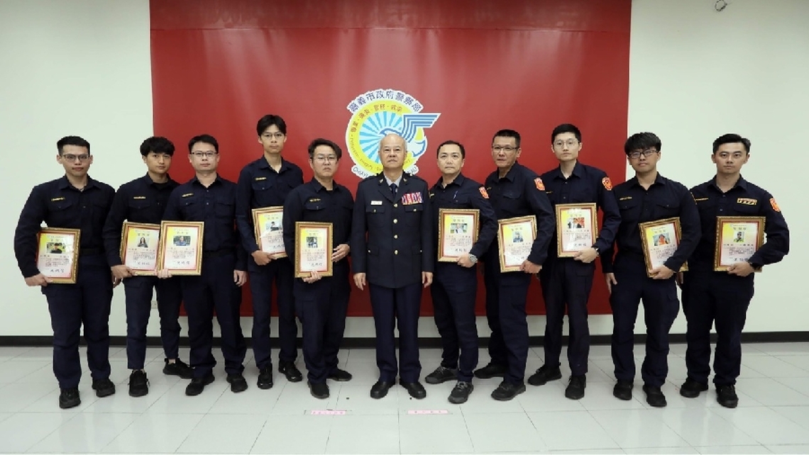 「民眾的小事就是警察的大事」嘉市警察局表揚2月份熱心為民服務員警
