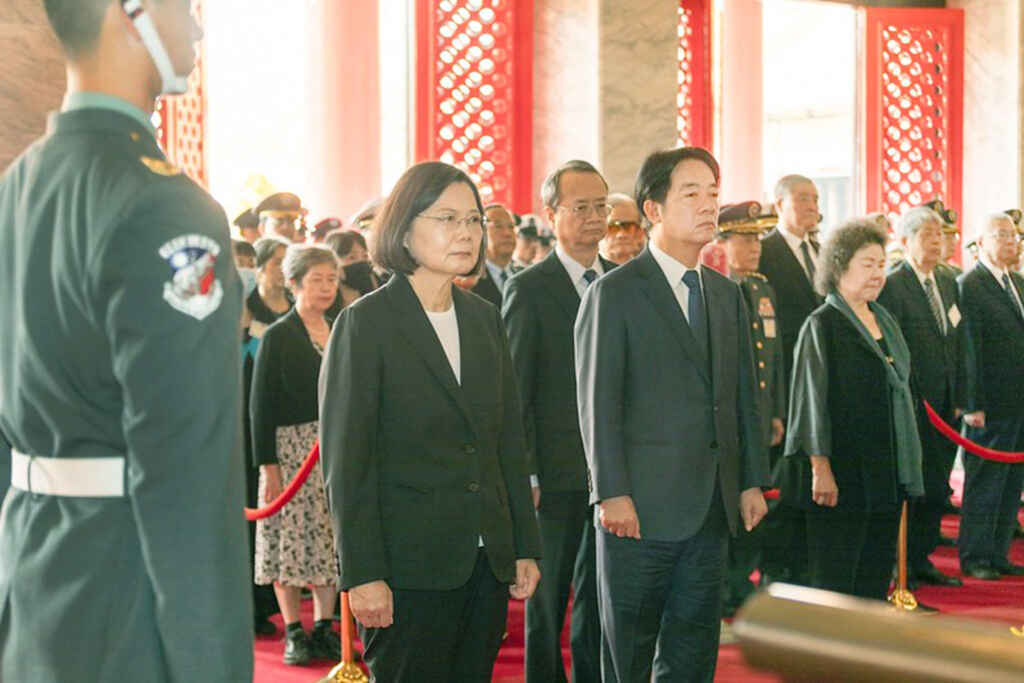 ▲蔡英文總統親臨主持中華民國113年向先祖暨忠烈殉職人員致祭典禮。(總統府提供)