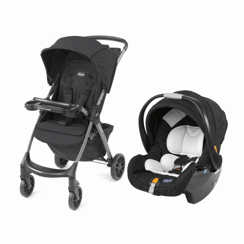 【Chicco】 Mini Bravo輕量秒收車+KeyFit手提汽座
