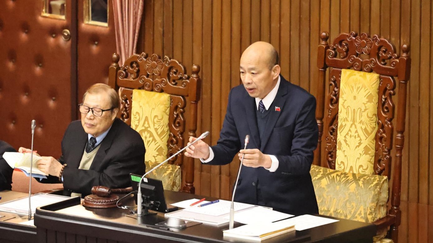 民主基金會4月10日召開臨時董事會,韓國瑜將接任董事長。料照片/林啟弘攝