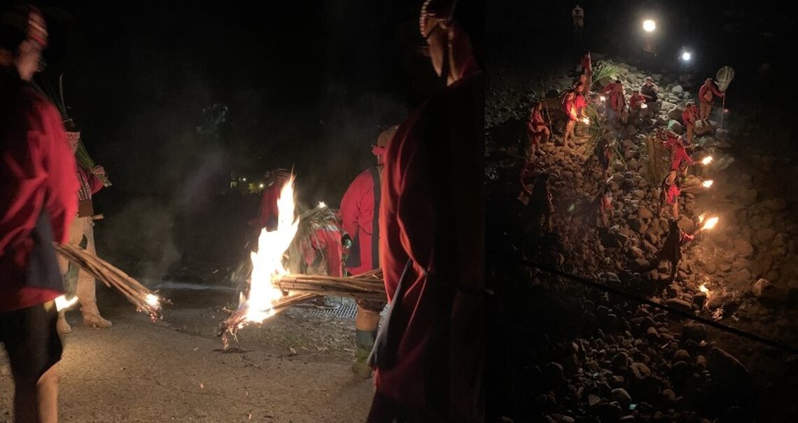 卡那卡那富族河祭清晨莊嚴舉行 祈求漁獵豐收平安   青年返鄉參與祭典 老中青文化傳承不間斷