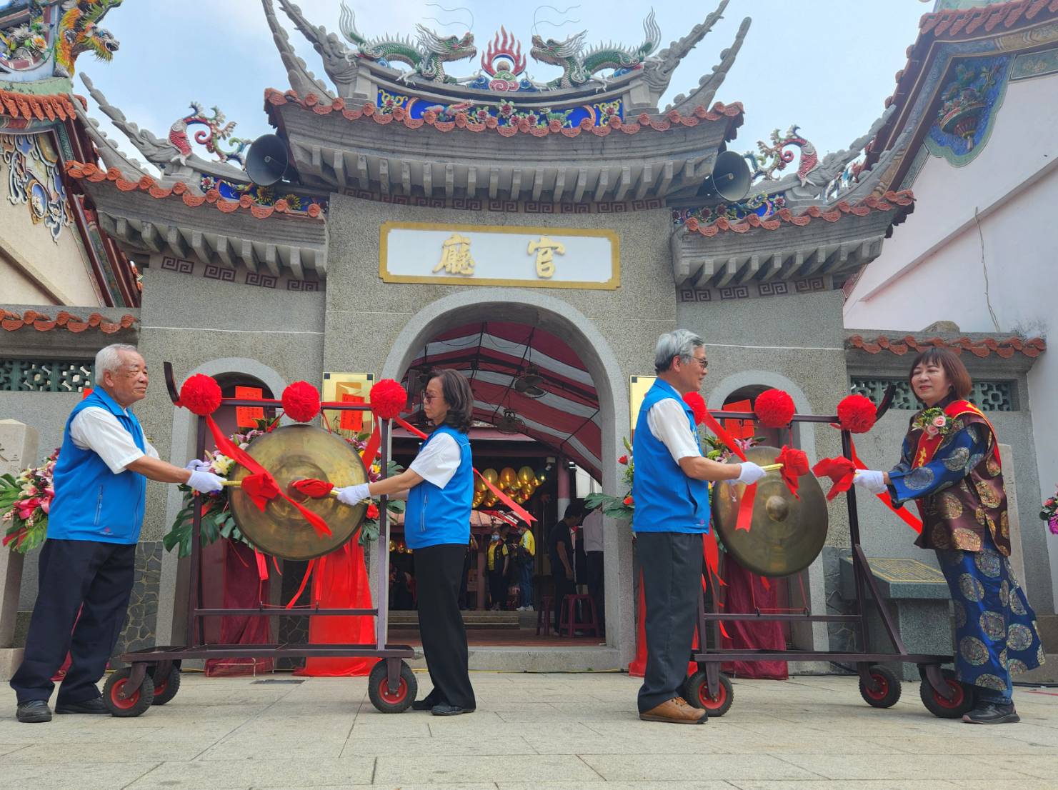 ▲祀典興濟宮2024年「春祭祝聖大典」於今日隆重舉行。(圖/記者陳彥霖攝2024.03.30)