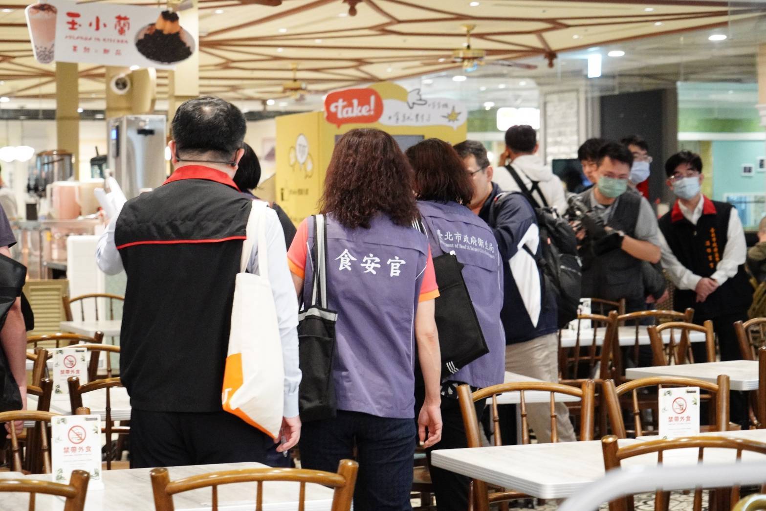 寶林茶室食物中毒案　北市首波稽查遠百美食街有12家不合格