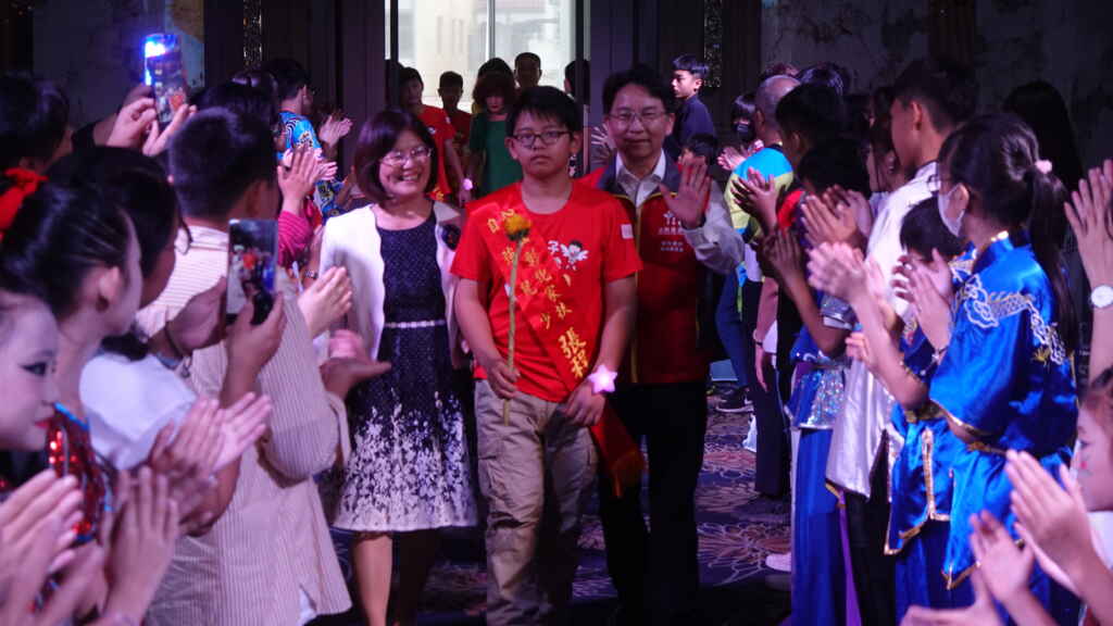 ▲來自田中鎮目前就讀國一的小翔，因其堅毅、孝順的心讓他榮獲「2024年家扶基金會全國自強兒少」表揚肯定。（記者林明佑攝）