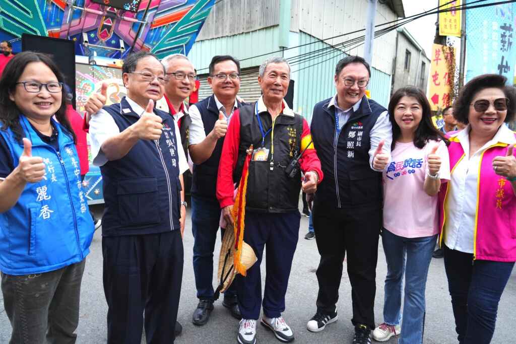 ▲ 台中市政府預祝參香路程圓滿順利。（ 記者廖妙茜翻攝）