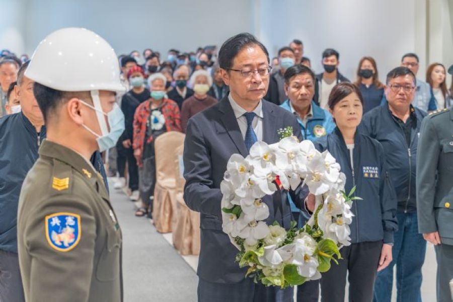 桃園市春祭大典 張市長緬懷國軍先烈為國犧牲奉獻