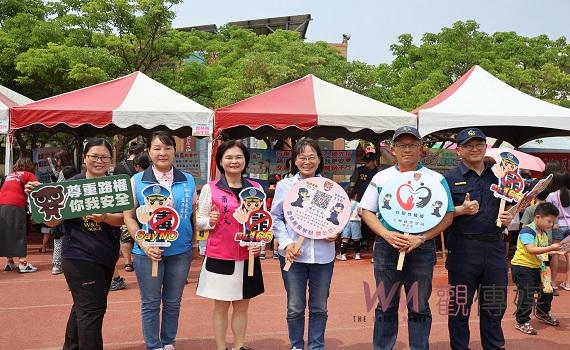 雲林童樂嘉年華北辰國小熱鬧登場 北港警結合童樂會推行反詐騙