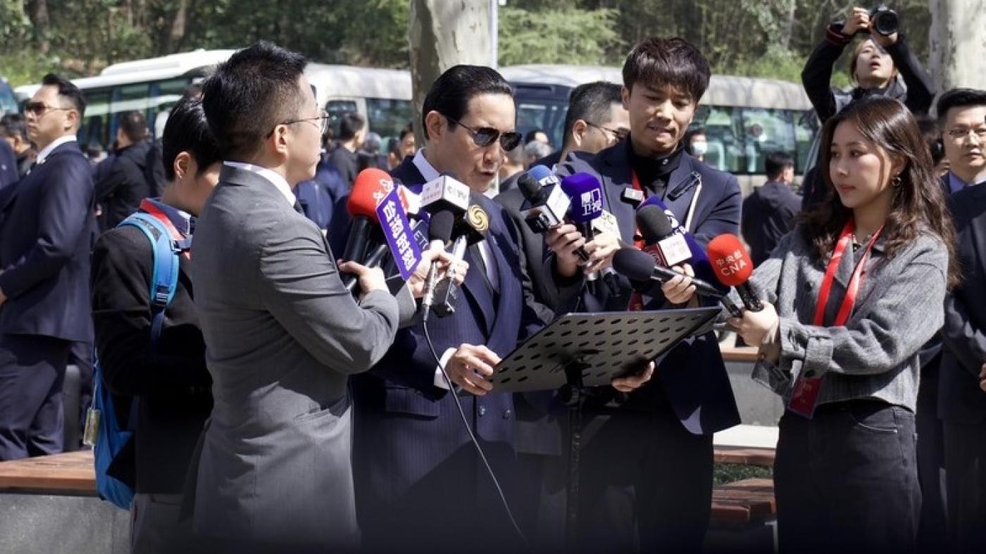 前總統馬英九將於明天啟程訪中,並定7日抵達北京。中央社資照