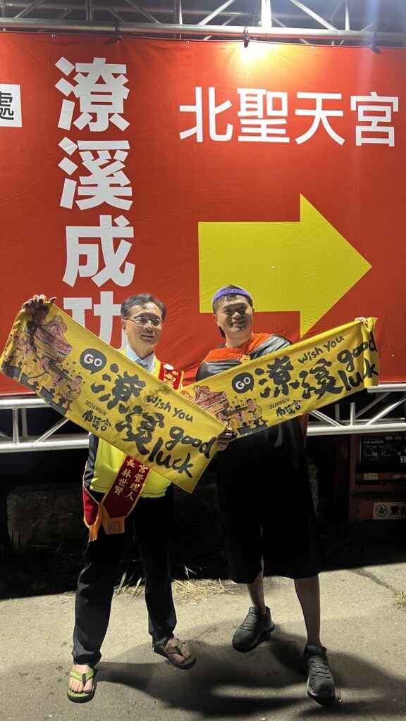 ▲進香主委林世賢市長強調，潦過溪後可望為芸芸眾生淨化心靈、消除霉運，迎接福氣與財運。（記者林明佑翻攝）